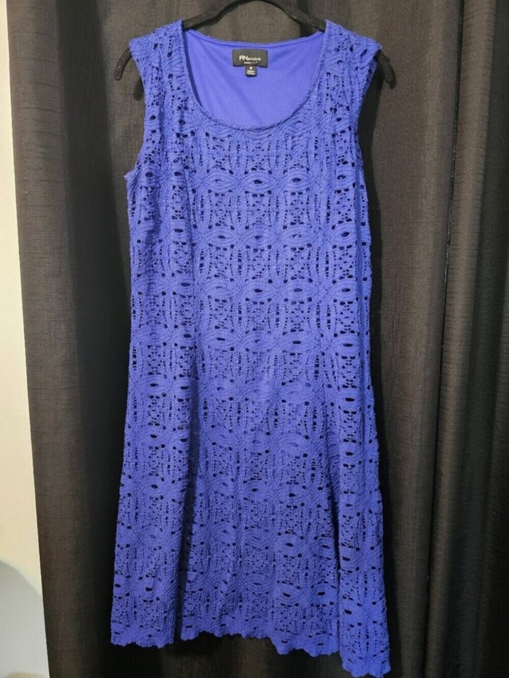 Blue Midi Dres